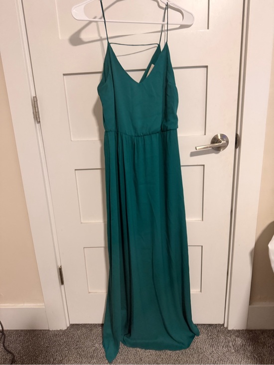 LOFT Dresses & Skirts - LOFT Teal Spaghetti-Strap Maxi Dress